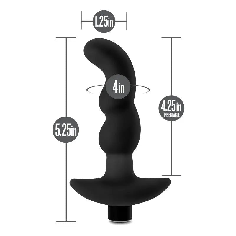 Shop affordable quality Anal Adventures Platinum Vibrating Prostate Massager 03 - USB Rechargeable 15.2 cm Prostate Massager - Discreet Intimate Essentials - ANAL TOYS - Blush Novelties