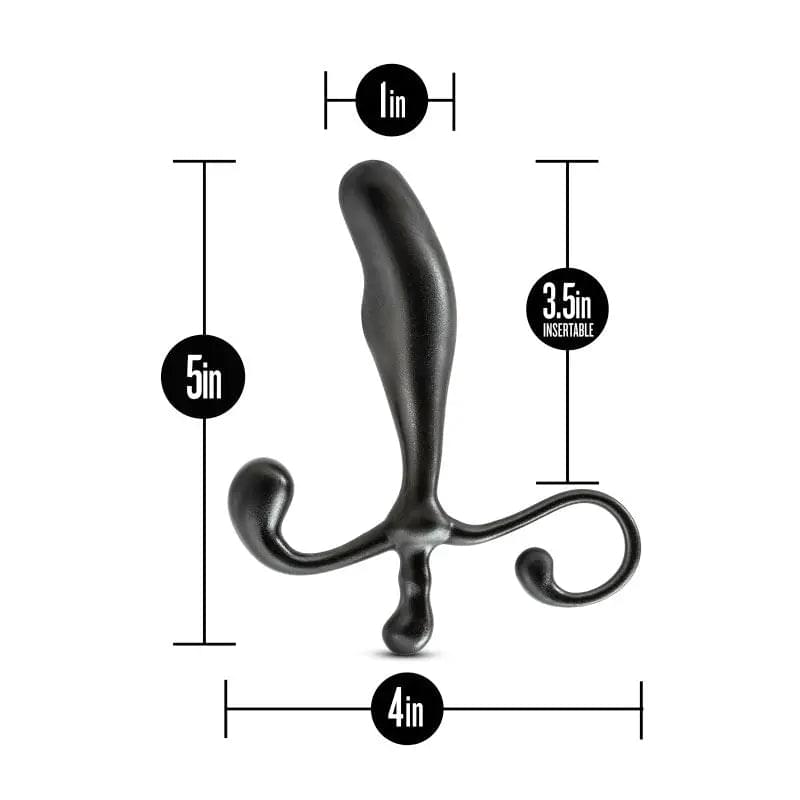 Anal Adventures Prostate Stimulator -  12.7 cm Prostate Massager Blush Novelties Discreet Intimate Essentials.