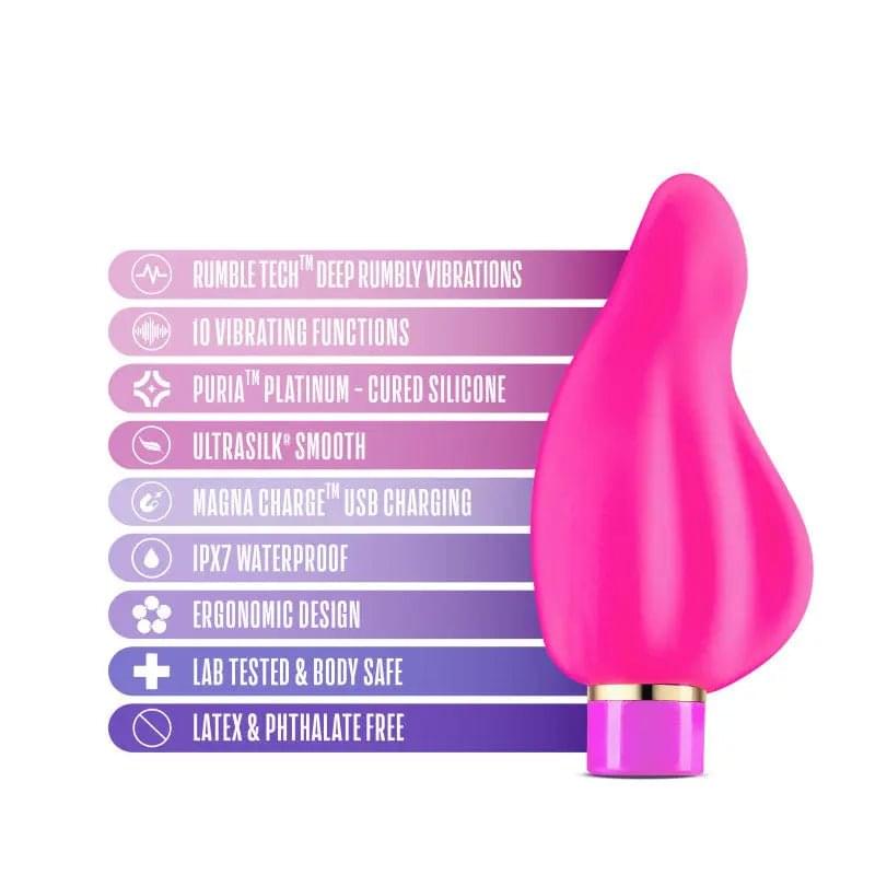Aria Epic AF - Fuschia USB Rechargeable Stimulator Blush Novelties Discreet Intimate Essentials.