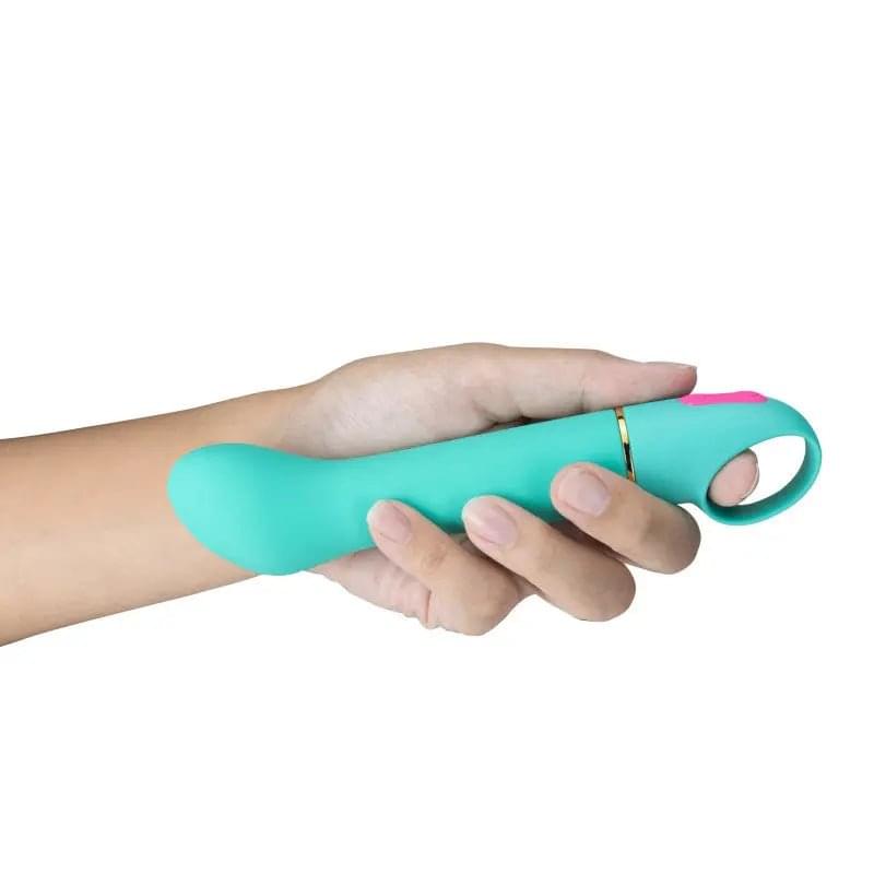 Aria Flirty AF - Teal 16.5 cm Vibrator Blush Novelties Discreet Intimate Essentials.