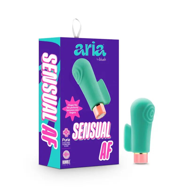 Shop affordable quality Aria Sensual AF - Teal USB Rechargeable Stimulator - Discreet Intimate Essentials - STIMULATORS - Blush Novelties