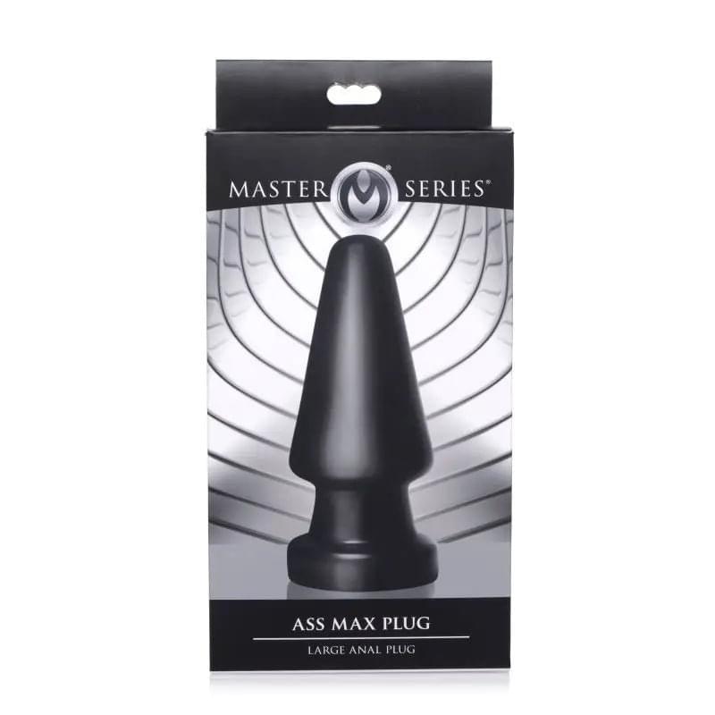 Ass Max Plug Large Anal Plug Black Master Series Discreet Intimate Essentials.