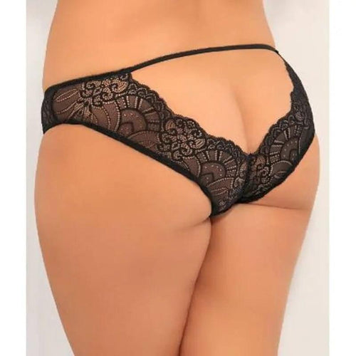 Attention Seeker Open Back Panty Rene Rofe Sexy Discreet Intimate Essentials.