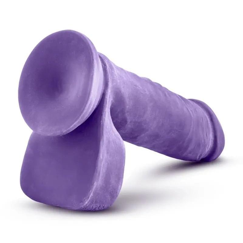Au Naturel Bold Hero 8in Dildo Purple Au Naturel Discreet Intimate Essentials.