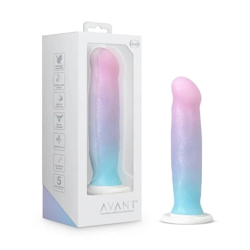 Avant - D17 - Lucky - Rainbow 20.3 cm Dong Blush Novelties Discreet Intimate Essentials.
