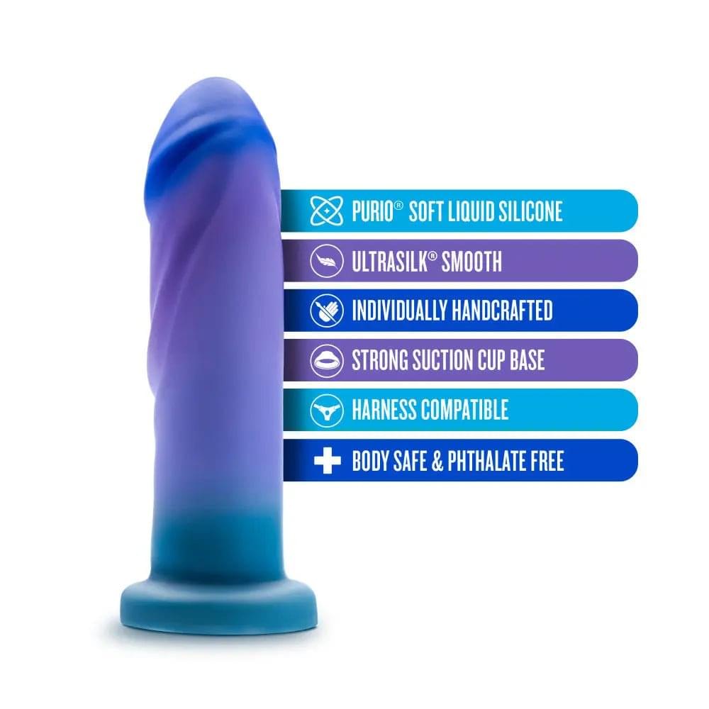 Avant - Midnight Rendezvous - Ocean  19 cm Dildo Blush Novelties Discreet Intimate Essentials.