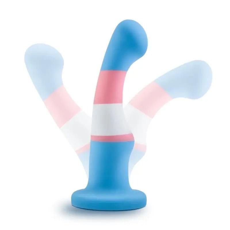 Avant Pride P2 True Blue Silicone Dildo Avant Discreet Intimate Essentials.