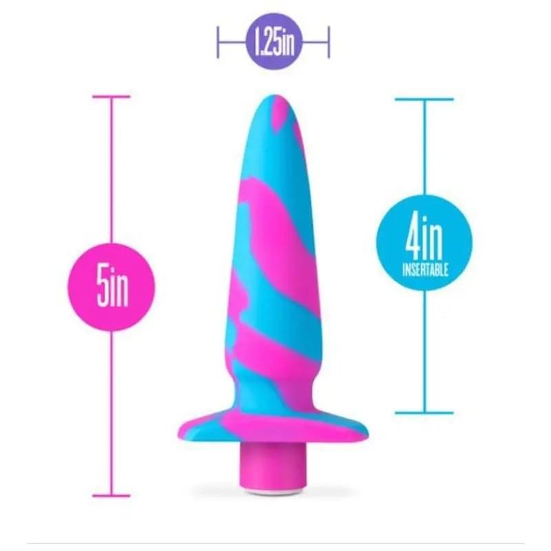 Avant Vibrotize Silicone Mini Anal Vibe Fuchsia Avant Discreet Intimate Essentials.
