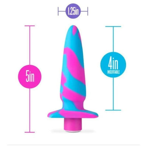 Avant Vibrotize Silicone Mini Anal Vibe Fuchsia Avant Discreet Intimate Essentials.