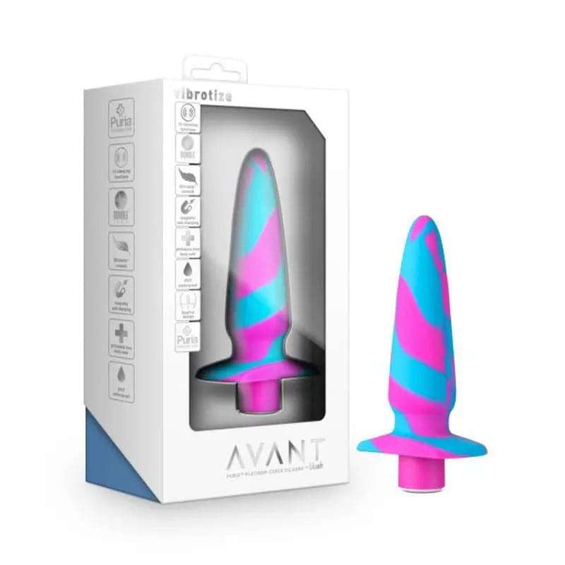 Avant Vibrotize Silicone Mini Anal Vibe Fuchsia Avant Discreet Intimate Essentials.
