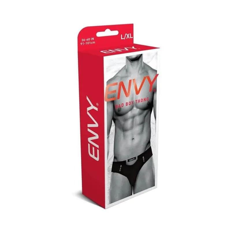 Bad Boy Thong Black Envy Discreet Intimate Essentials.