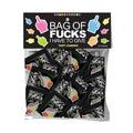 Bag Of Fucks I Have To Give - Bag of 25 - Fruit Flavoured Lollies - Bag of 25 Mini Packs Little Genie Discreet Intimate Essentials.