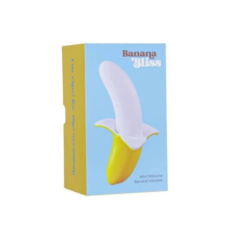 Banana Bliss 13cm Silicone Slimline Vibrator Massager BMS Discreet Intimate Essentials.