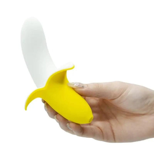 Banana Bliss 13cm Silicone Slimline Vibrator Massager BMS Discreet Intimate Essentials.