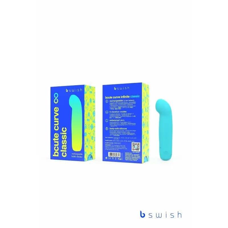 Bcute Curve Infinite Classic Electric Blue Bswish Discreet Intimate Essentials.