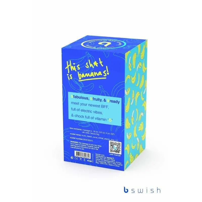 Bcute Curve Infinite Classic Limited Edition Electric Blue Bswish Discreet Intimate Essentials.