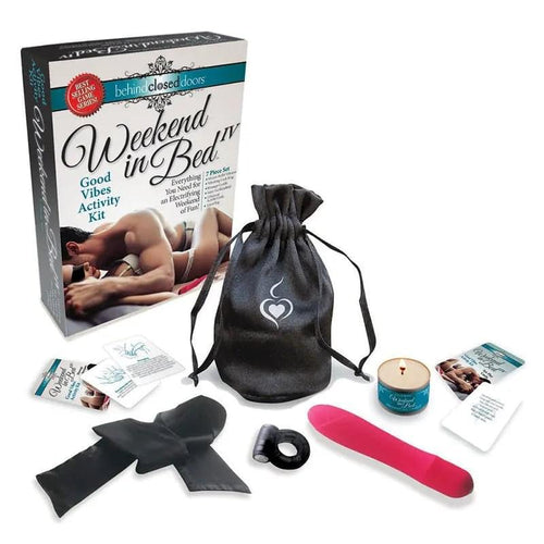 Behind Closed Doors - Weekend In Bed IV - Good Vibes Activity Kit Little Genie Discreet Intimate Essentials.