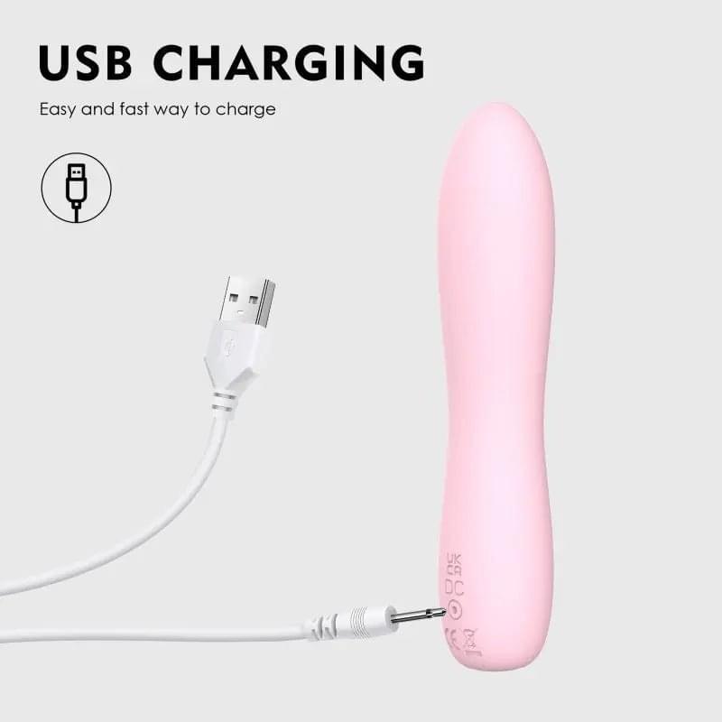 Bella Silicone 140mm Bullet Massager Pink SXE Discreet Intimate Essentials.