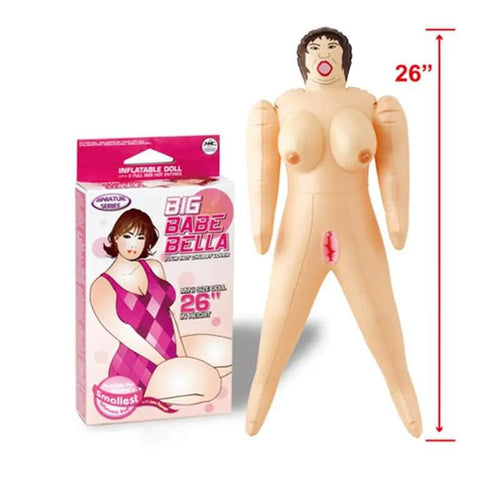 Big Babe Bella - Mini Inflatable Love Doll Excellent Power Discreet Intimate Essentials.