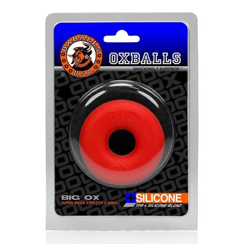 Big Ox Cockring Red Ice OxBalls Discreet Intimate Essentials.