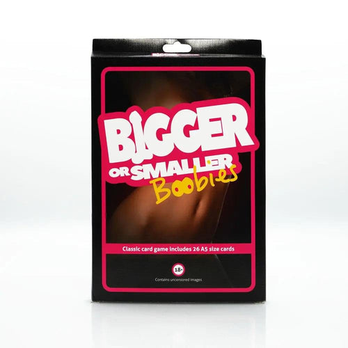 Bigger or Smaller Boobs - Card Game Creative Conceptions Discreet Intimate Essentials.