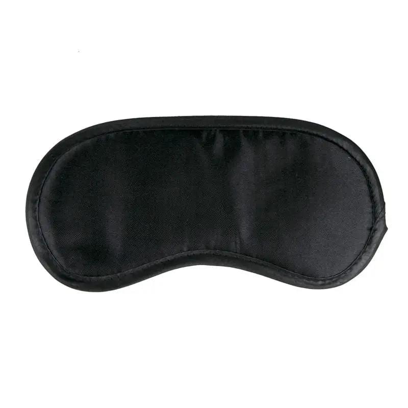 Black Satin Eye Mask Fetish Collection Discreet Intimate Essentials.
