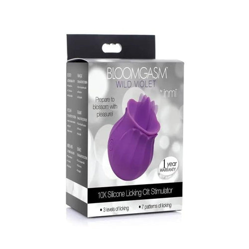 Bloomgasm Wild Violet 10X Licking Bloomgasm Discreet Intimate Essentials.
