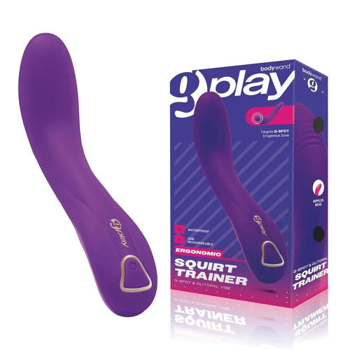 Bodywand G-Play Ergonomic Squirt Trainer -  19 cm USB Rechargeable Vibrator Bodywand Discreet Intimate Essentials.