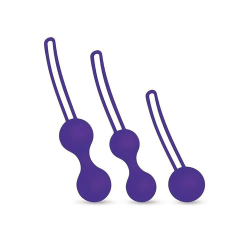 Bodywand Squeeze 3pc Kegel Training Set -  Weighted Kegel Ball Set - 3 Piece Kit Bodywand Discreet Intimate Essentials.