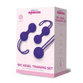 Bodywand Squeeze 3pc Kegel Training Set -  Weighted Kegel Ball Set - 3 Piece Kit Bodywand Discreet Intimate Essentials.