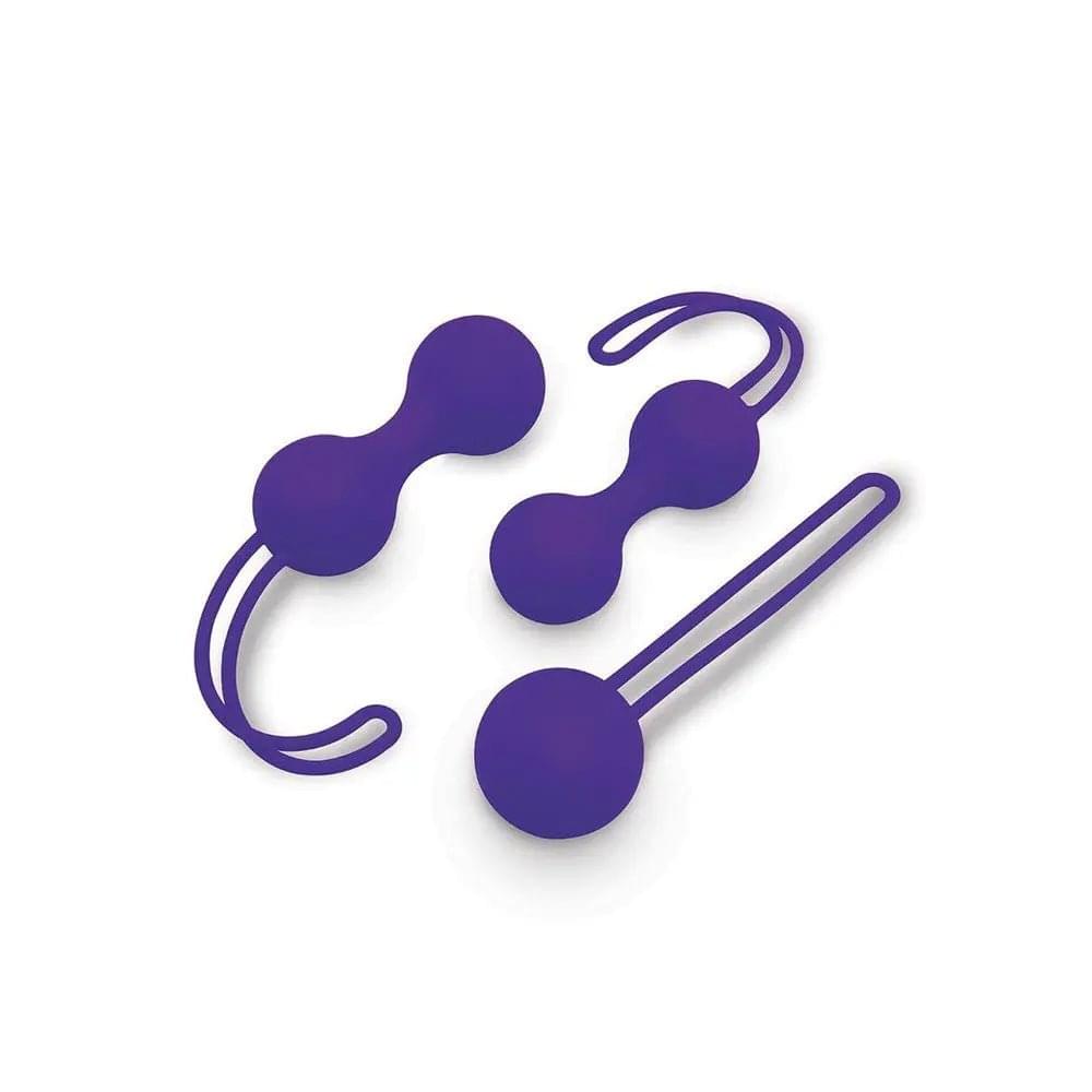 Bodywand Squeeze 3pc Kegel Training Set -  Weighted Kegel Ball Set - 3 Piece Kit Bodywand Discreet Intimate Essentials.