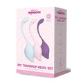 Bodywand Squeeze 3pc Teardrop Kegel Set - Weighted Kegel Set - 3 Piece Kit Bodywand Discreet Intimate Essentials.
