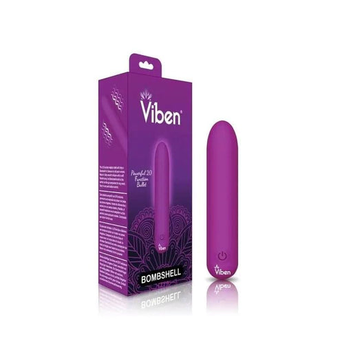 Bombshell 5 Speed 9.5cm USB Mighty Bullet Berry Viben Discreet Intimate Essentials.