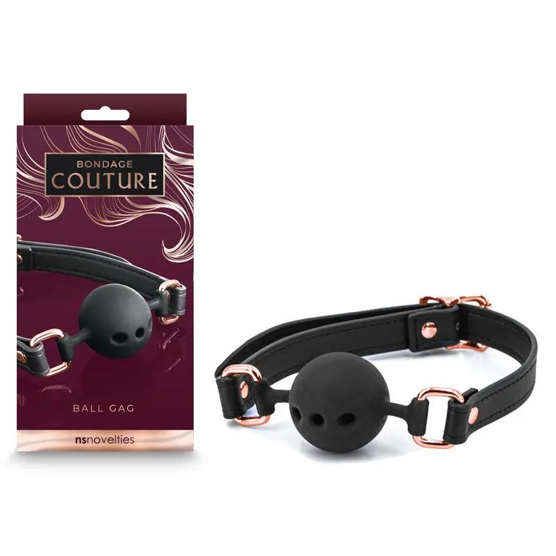 Shop affordable quality Bondage Couture Ball Gag - Mouth Restraint - Discreet Intimate Essentials - BONDAGE-TOYS - NS Novelties