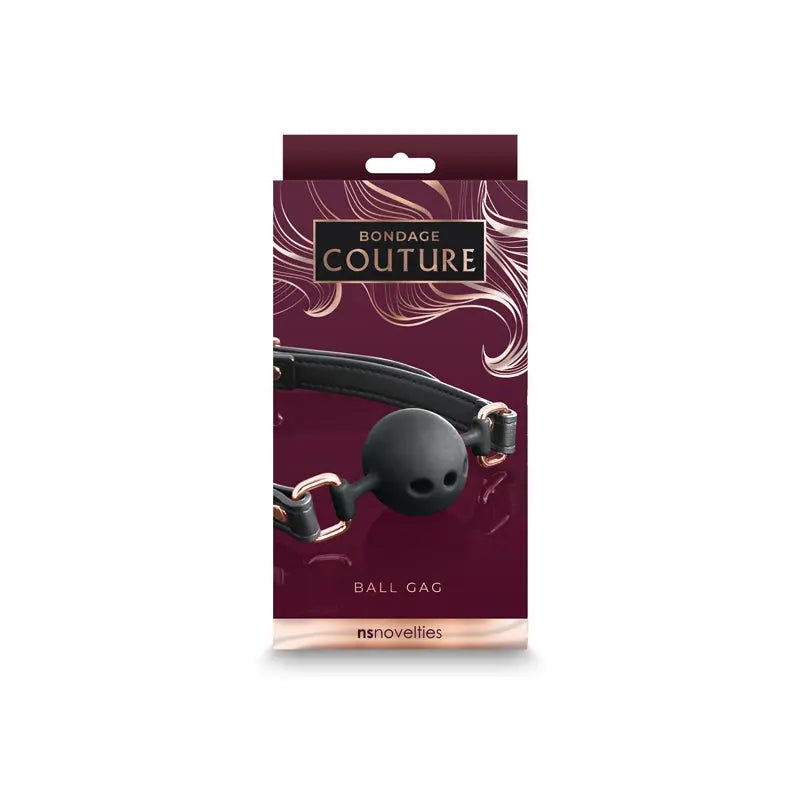 Shop affordable quality Bondage Couture Ball Gag - Mouth Restraint - Discreet Intimate Essentials - BONDAGE-TOYS - NS Novelties