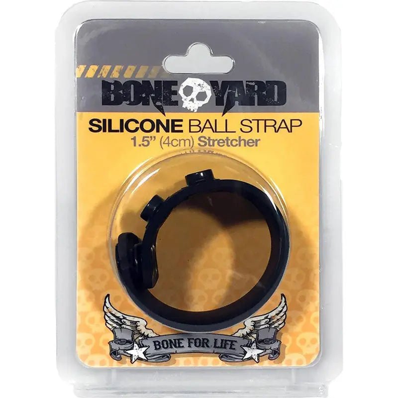 Shop affordable quality Boneyard Silicone Ball Strap - 3-Snap 4 cm Adjustable Ball Stretcher Ring - Discreet Intimate Essentials - COCK RINGS - C1 Releasing