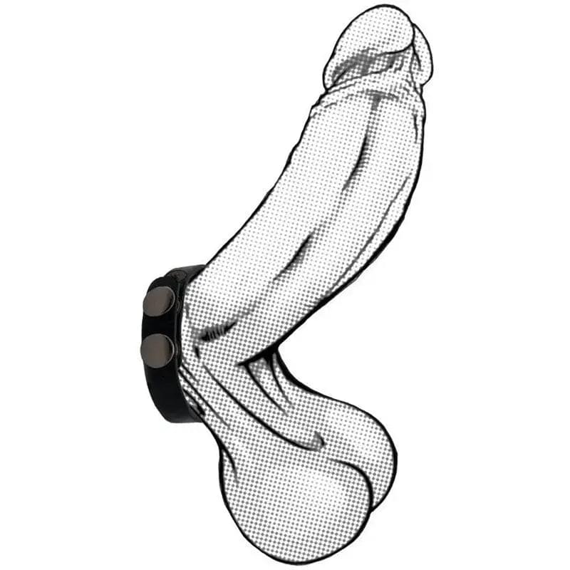 Boneyard Silicone Cock Strap  -  3-Snap Adjustable Cock Ring C1 Releasing Discreet Intimate Essentials.