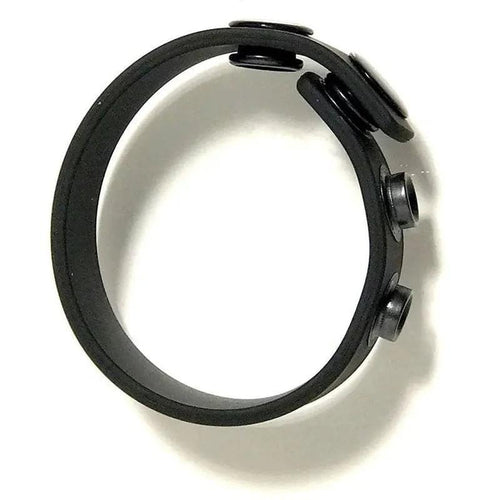 Boneyard Silicone Cock Strap  -  3-Snap Adjustable Cock Ring C1 Releasing Discreet Intimate Essentials.