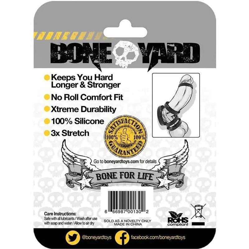 Boneyard Silicone Ring 30mm -  30 mm Cock Ring C1 Releasing Discreet Intimate Essentials.