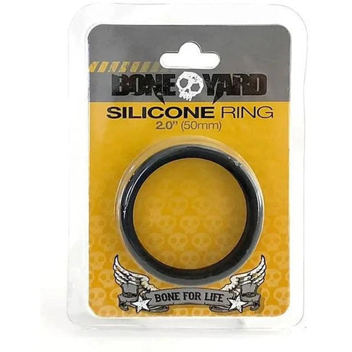 Boneyard Silicone Ring 50mm -  50 mm Cock Ring C1 Releasing Discreet Intimate Essentials.