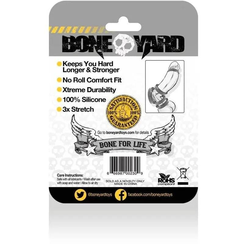 Boneyard Silicone Ring 50mm -  50 mm Cock Ring C1 Releasing Discreet Intimate Essentials.