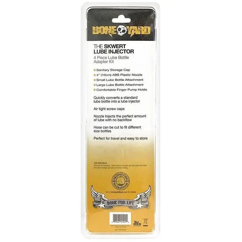 Boneyard The Skwert - 5 Piece Water Bottle Douche Adapter Kit C1 Releasing Discreet Intimate Essentials.
