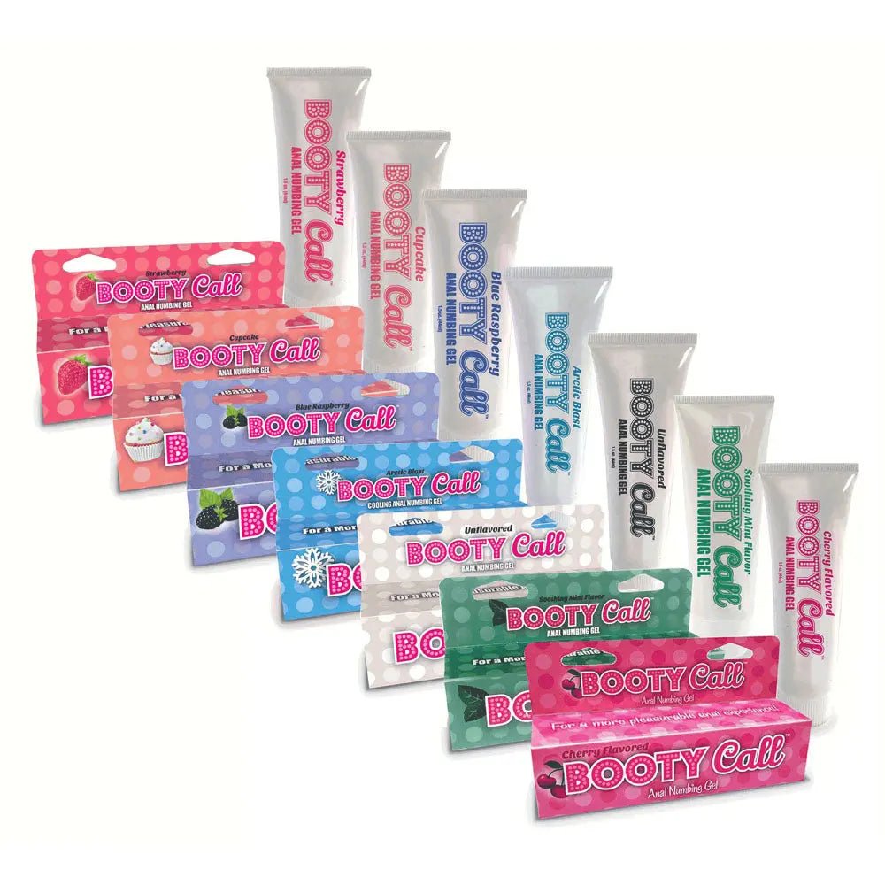 Shop affordable quality Booty Call Anal Numbing Gel - Strawberry Flavoured Anal Numbing Gel - 44 ml (1.5 oz) Tube - Discreet Intimate Essentials - ENHANCERS - Little Genie