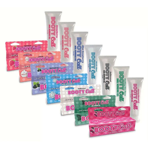 Booty Call Anal Numbing Gel - Strawberry Flavoured Anal Numbing Gel - 44 ml (1.5 oz) Tube Little Genie Discreet Intimate Essentials.