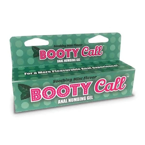 Booty Call - Mint - Mint Flavoured Anal Numbing Gel - 44 ml (1.5 oz) Tube Little Genie Discreet Intimate Essentials.