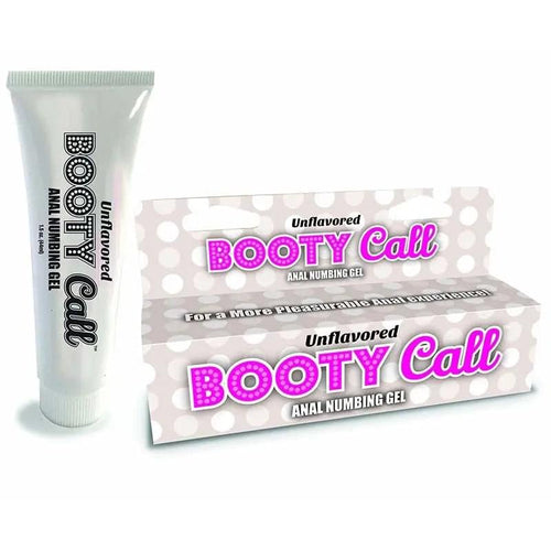 Booty Call - Unflavoured - Unflavoured Anal Numbing Gel - 44 ml (1.5 oz) Tube Little Genie Discreet Intimate Essentials.