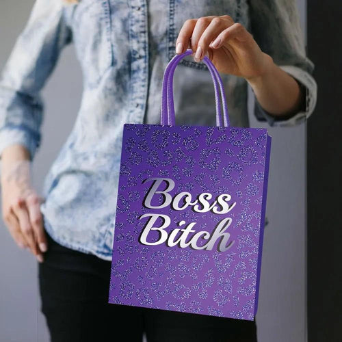 Boss Bitch Gift Bag - Novelty Gift Bag Little Genie Discreet Intimate Essentials.