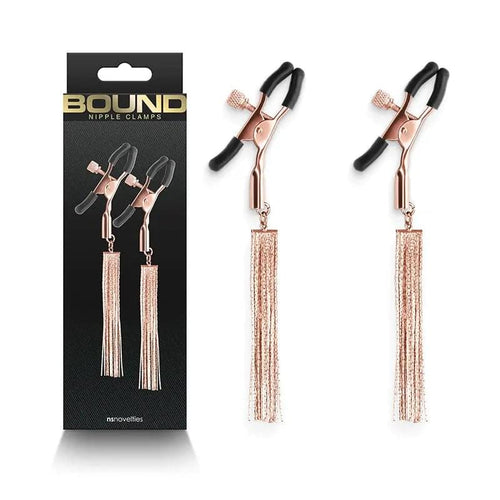 Bound Nipple Clamps - D2 -  -  Nipple Clamps - Set of 2 NS Novelties Discreet Intimate Essentials.
