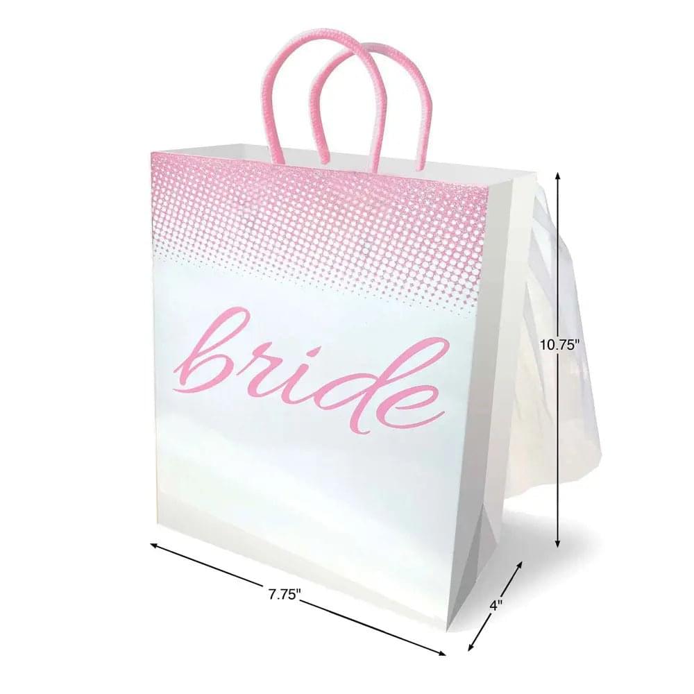 Bride Veil Gift Bag - Bridal Gift Bag with Veil Little Genie Discreet Intimate Essentials.
