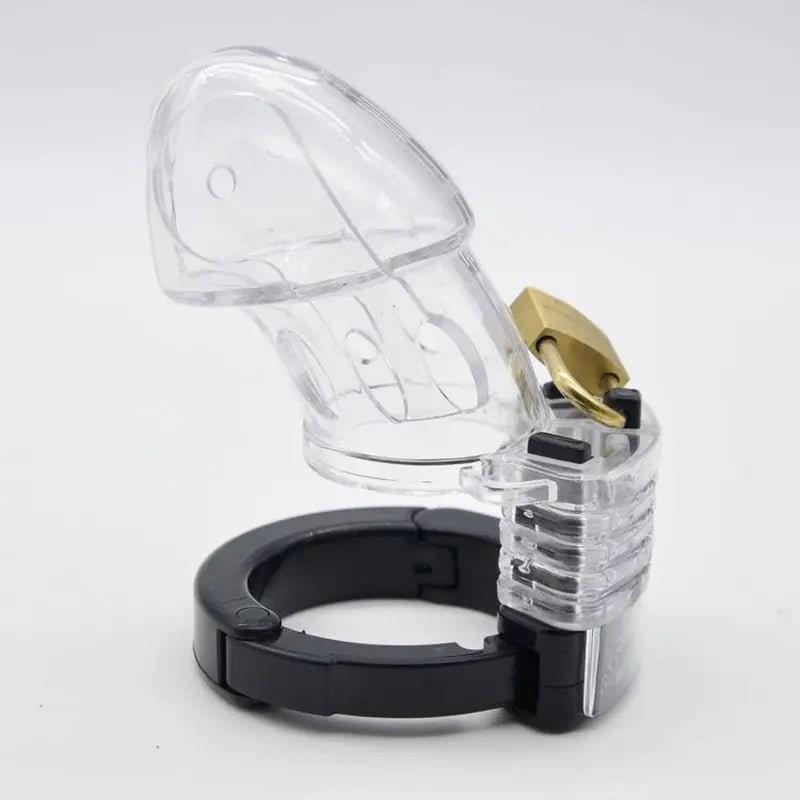 Brutus Alpha Chastity Cage Clear Brutus Discreet Intimate Essentials.